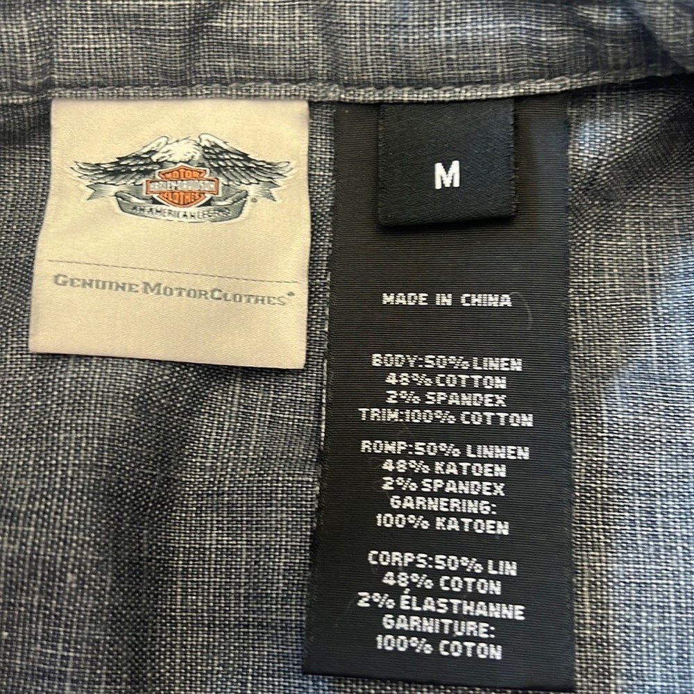 New Harley denim shirt/jacket